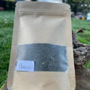 Hinojo seco empacado en bolsa artesanal, ideal para infusiones naturales y remedios digestivos.