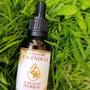 Aceite de caléndula Rosemary Herbal, producto natural para el cuidado de la piel.