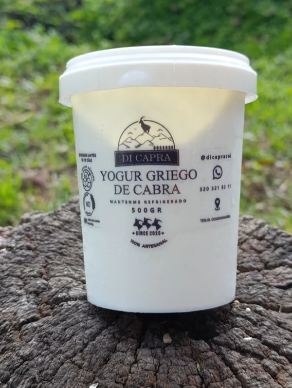 Yogur griego de cabra artesanal