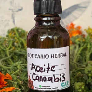 Aceite de cannabis natural para uso terapéutico y bienestar general de Boticario Herbal
