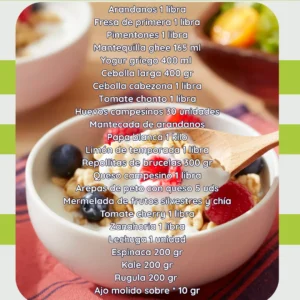 Mercado agroecológico vida plena con frutas, verduras, huevos campesinos y productos artesanales libres de agrotóxicos y aditivos industriales.